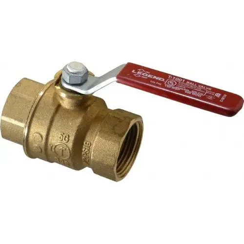 Standard Manual Ball Valve: 1" Pipe, Full Port Standard Manual Ball Valve: 1" Pipe, Full Port