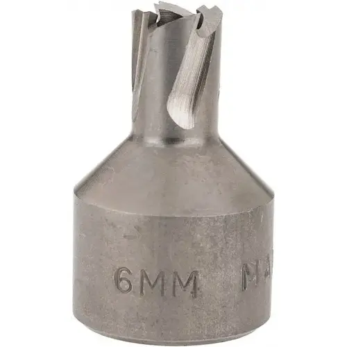 Annular Cutter: 0.2362" Dia, 1/4" Depth of Cut, High Speed Steel Bright/Uncoated Annular Cutter: 0.2362" Dia, 1/4" Depth of Cut, High Speed Steel Bright/Uncoated