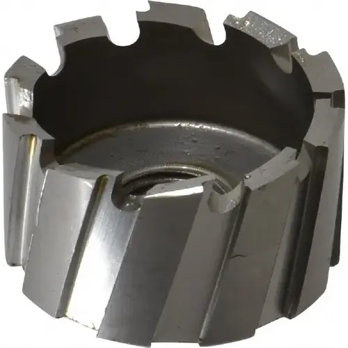 Annular Cutter: 1-3/8" Dia, 1/2" Depth of Cut, High Speed Steel Bright/Uncoated Annular Cutter: 1-3/8" Dia, 1/2" Depth of Cut, High Speed Steel Bright/Uncoated