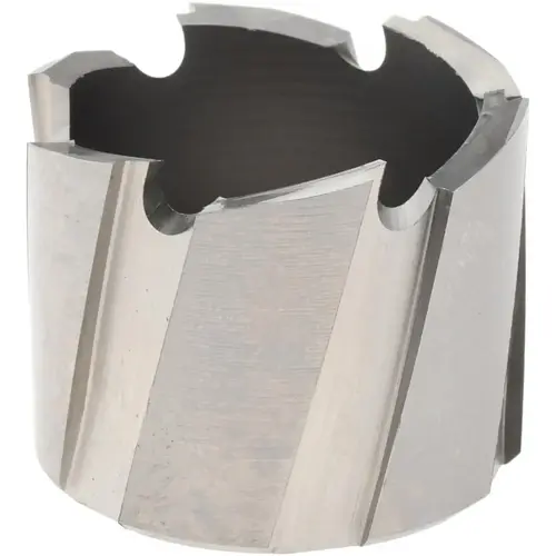 Annular Cutter: 1" Dia, 1/2" Depth of Cut, High Speed Steel Bright/Uncoated