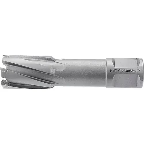 Annular Cutters; Cutter Diameter (Inch): 9/16 ; Cutting Depth (Inch): 2 ; Tool Material: Carbide Tipped ; Connection Type: Weldon ; Connection Size: 3/4 in ; Coating/Finish: Bright/Uncoated