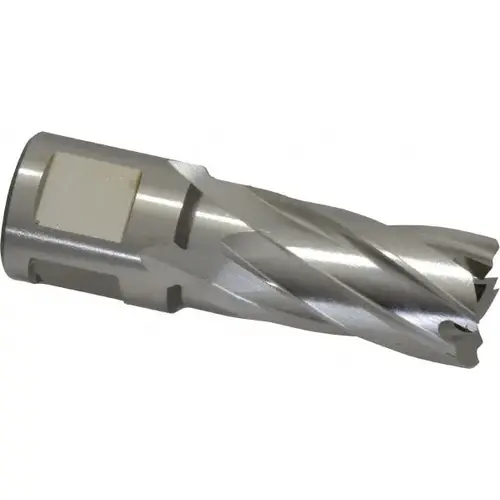 Annular Cutter: 21/32" Dia, 1" Depth of Cut, High Speed Steel Bright/Uncoated Annular Cutter: 21/32" Dia, 1" Depth of Cut, High Speed Steel Bright/Uncoated