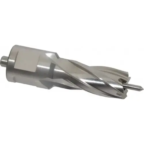Annular Cutter: 0.5906" Dia, High Speed Steel Bright/Uncoated Annular Cutter: 0.5906" Dia, High Speed Steel Bright/Uncoated