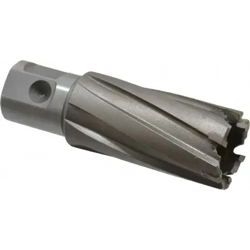 Annular Cutter: 15/16" Dia, 1-3/8" Depth of Cut, Carbide Tipped Bright/Uncoated