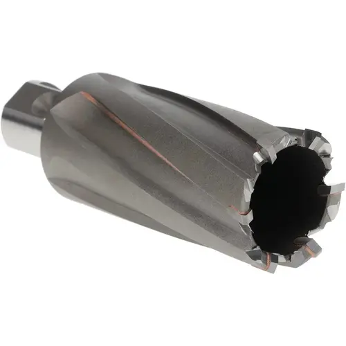 Annular Cutter: 1-1/4" Dia, 2" Depth of Cut, Carbide Tipped Bright/Uncoated Annular Cutter: 1-1/4" Dia, 2" Depth of Cut, Carbide Tipped Bright/Uncoated