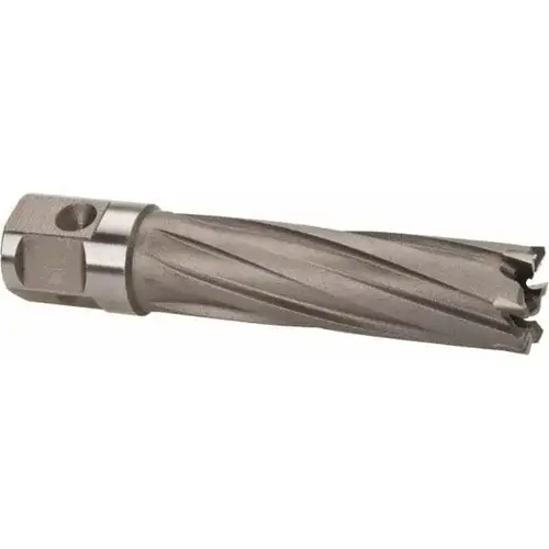 Annular Cutter: 1-5/16" Dia, 1-3/8" Depth of Cut, Carbide Tipped Bright/Uncoated