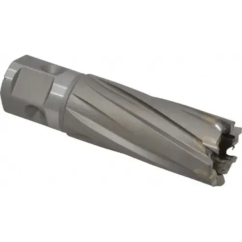 Annular Cutter: 13/16" Dia, 1-3/8" Depth of Cut, Carbide Tipped Bright/Uncoated