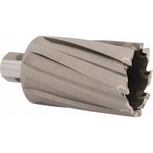 Annular Cutter: 1-11/16" Dia, 2" Depth of Cut, Carbide Tipped Bright/Uncoated