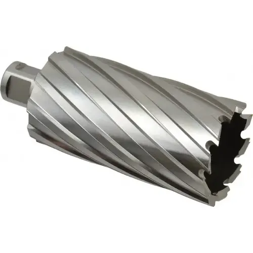 Annular Cutter: 1-13/16" Dia, 3" Depth of Cut, High Speed Steel Bright/Uncoated