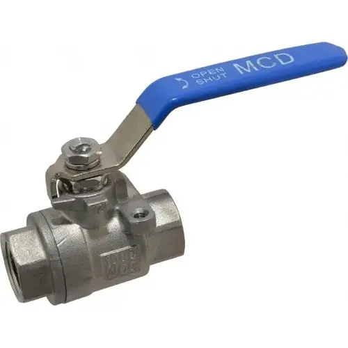 Standard Manual Ball Valve: 1/2" Pipe Standard Manual Ball Valve: 1/2" Pipe