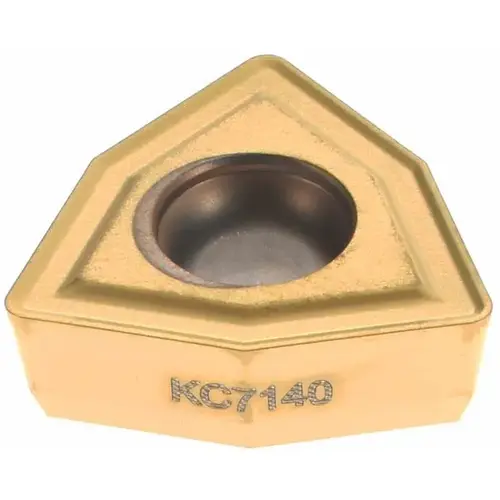 Indexable Drill Insert: DFTHP KC7140, Solid Carbide TiN Indexable Drill Insert: DFTHP KC7140, Solid Carbide TiN