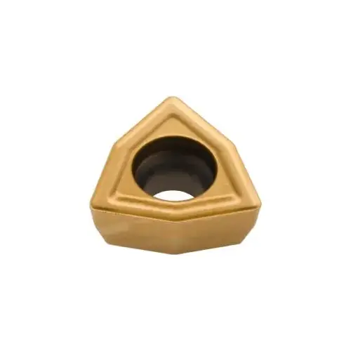 Indexable Drill Insert: DFTHP KC7140, Solid Carbide TiN Indexable Drill Insert: DFTHP KC7140, Solid Carbide TiN