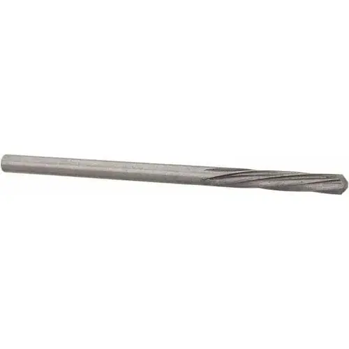 Chucking Reamer: 0.1118" Dia, 2-1/4" OAL, 19/32" Flute Length, Straight Shank, Solid Carbide Bright (Polished)