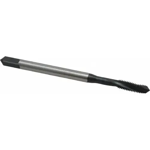 Spiral Flute Tap: #8-36 UNF, 3 Flutes, Modified Bottoming, 3BX Class of Fit, Cobalt, Oxide Coated Spiral Flute Tap: #8-36 UNF, 3 Flutes, Modified Bottoming, 3BX Class of Fit, Cobalt, Oxide Coated
