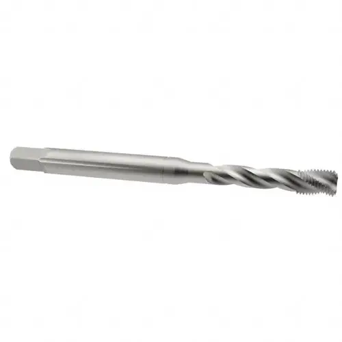 Spiral Flute Tap: 3/8-16 UNC, 3 Flutes, Bottoming, 2B Class of Fit, Cobalt, Bright/Uncoated Spiral Flute Tap: 3/8-16 UNC, 3 Flutes, Bottoming, 2B Class of Fit, Cobalt, Bright/Uncoated