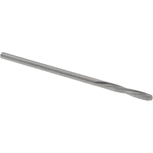 Magafor 88860001850 Chucking Reamer: #49, 1.9700" OAL, 0.4330" Flute Length, Straight-Cylindrical Shank, Solid Carbide Bright/Uncoated
