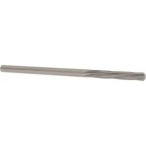 Chucking Reamer: 0.1071" Dia, 2-1/4" OAL, 19/32" Flute Length, Straight Shank, Solid Carbide Bright (Polished)