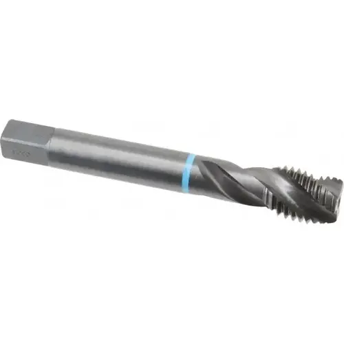 Spiral Flute Tap: 3/4-10 UNC, 3 Flutes, Modified Bottoming, 2B Class of Fit, Cobalt, Oxide Coated Spiral Flute Tap: 3/4-10 UNC, 3 Flutes, Modified Bottoming, 2B Class of Fit, Cobalt, Oxide Coated