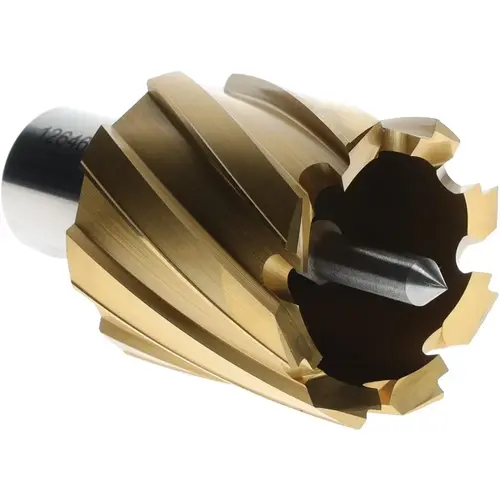 Annular Cutter: 1-7/16" Dia, 1" Depth of Cut, High Speed Steel Titanium Nitride