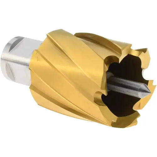 Annular Cutter: 1-5/16" Dia, 1" Depth of Cut, High Speed Steel Titanium Nitride