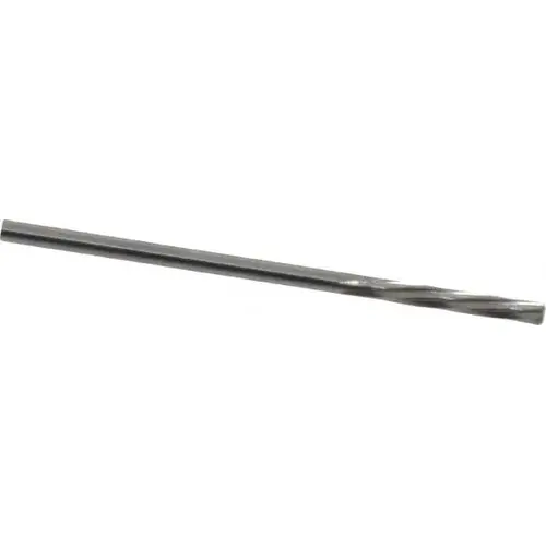 Chucking Reamer: 0.0929" Dia, 1-31/32" OAL, 7/16" Flute Length, Straight Shank, Solid Carbide Bright (Polished) Chucking Reamer: 0.0929" Dia, 1-31/32" OAL, 7/16" Flute Length, Straight Shank, Solid Carbide Bright (Polished)
