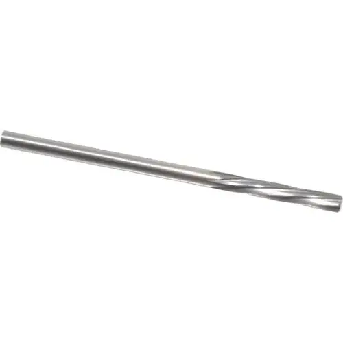 Chucking Reamer: 0.113" Dia, 2-1/4" OAL, 19/32" Flute Length, Straight Shank, Solid Carbide Bright (Polished) Chucking Reamer: 0.113" Dia, 2-1/4" OAL, 19/32" Flute Length, Straight Shank, Solid Carbide Bright (Polished)