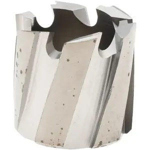 Hougen 11216 Annular Cutter: 0.6299" Dia, 1/4" Depth of Cut, High Speed Steel Bright/Uncoated
