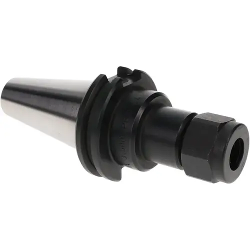 Collet Chuck: 0.55" Capacity, Double Angle Collet, Taper Shank Collet Chuck: 0.55" Capacity, Double Angle Collet, Taper Shank