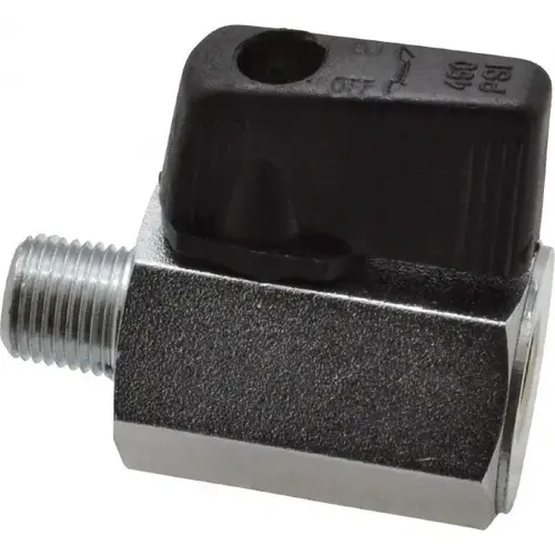 Miniature Manual Ball Valve: 1/2" Pipe Miniature Manual Ball Valve: 1/2" Pipe