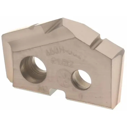Spade Drill Insert: 21/32" Dia, Seat Size 0, Cobalt, 132 deg Point AM200