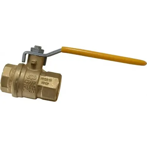 Standard Manual Ball Valve: 3/4" Pipe
