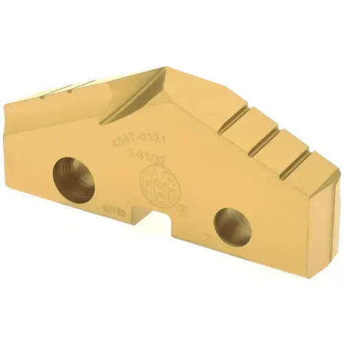 Spade Drill Insert: 1-31/32" Dia, Seat Size 4, Cobalt, 132 deg Point TiN Spade Drill Insert: 1-31/32" Dia, Seat Size 4, Cobalt, 132 deg Point TiN