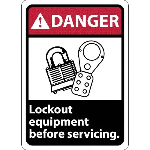 Accuform DGA18R Sign: Rectangle, 