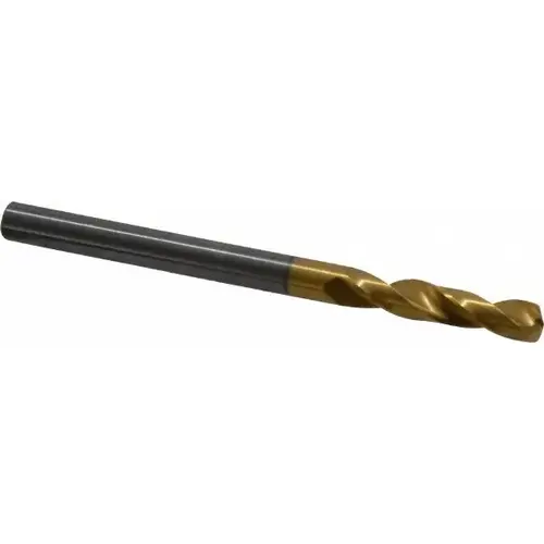 Screw Machine Length Drill Bit: 0.1562" Dia, 140 degree, Solid Carbide Coated Screw Machine Length Drill Bit: 0.1562" Dia, 140 degree, Solid Carbide Coated