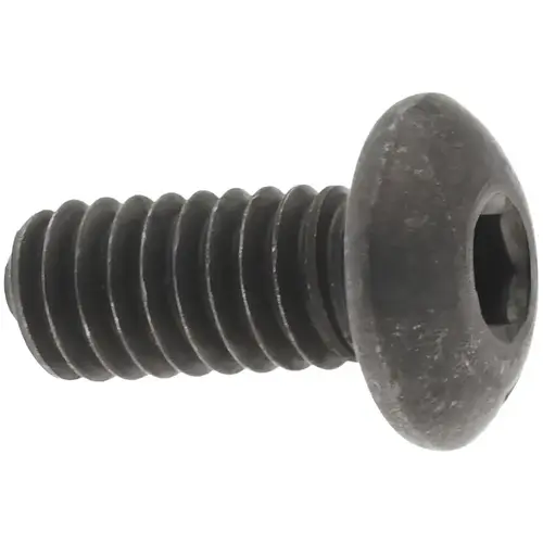 Button Socket Cap Screw: #8-32 x 3/8, Alloy Steel, Black Oxide Coated Button Socket Cap Screw: #8-32 x 3/8, Alloy Steel, Black Oxide Coated