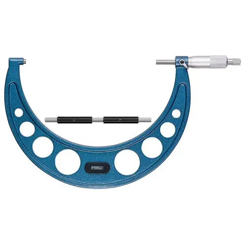Mechanical Outside Micrometer: 8" Range, 0.0001" Graduation