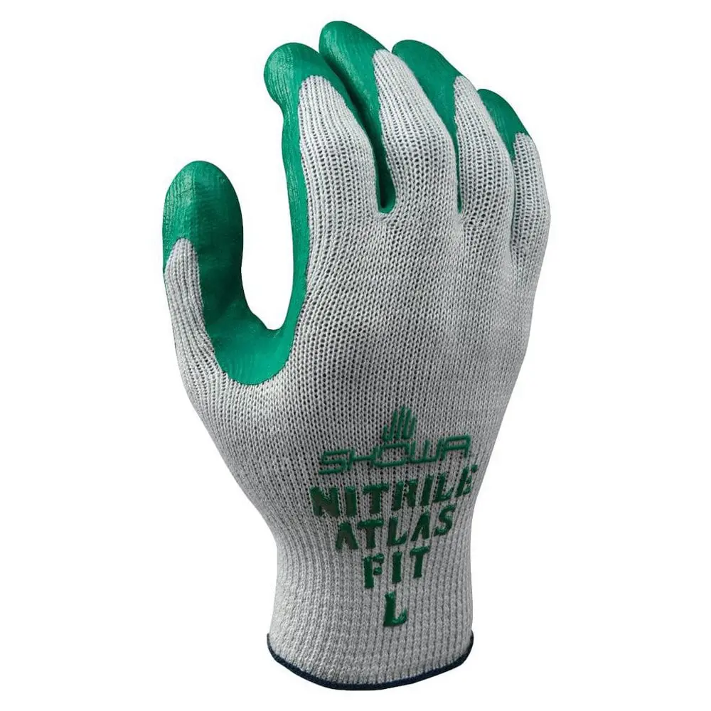 Showa General Purpose Work Gloves: Medium Nitrile Coated Cotton & Polyester 350M-08 Showa General Purpose Work Gloves: Medium Nitrile Coated Cotton & Polyester 350M-08