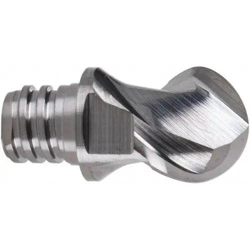 Ball Nose Replaceable Milling Tip: MMEBA375B272T06 IC08, Carbide Bright/Uncoated Ball Nose Replaceable Milling Tip: MMEBA375B272T06 IC08, Carbide Bright/Uncoated