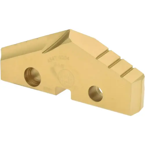 Spade Drill Insert: 2-1/8" Dia, Seat Size 4, High Speed Steel, 132 deg Point TiN Spade Drill Insert: 2-1/8" Dia, Seat Size 4, High Speed Steel, 132 deg Point TiN