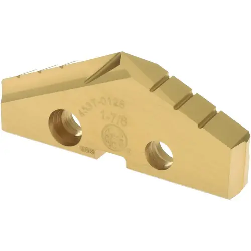 Spade Drill Insert: 1-7/8" Dia, Seat Size 3, Cobalt, 132 deg Point TiN Spade Drill Insert: 1-7/8" Dia, Seat Size 3, Cobalt, 132 deg Point TiN