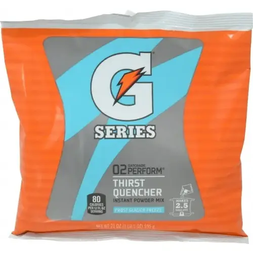 Activity Drink: 21 oz, Packet, Glacier Freeze, Powder, Yields 2.5 gal