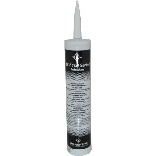 Joint Sealant: 10.1 oz Tube, Silver, RTV Silicone