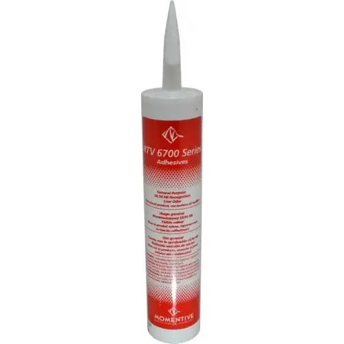 Joint Sealant: 10 oz Tube, Clear, RTV Silicone
