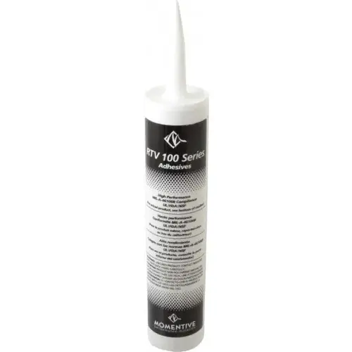 Joint Sealant: 10.1 oz Tube, Clear, RTV Silicone