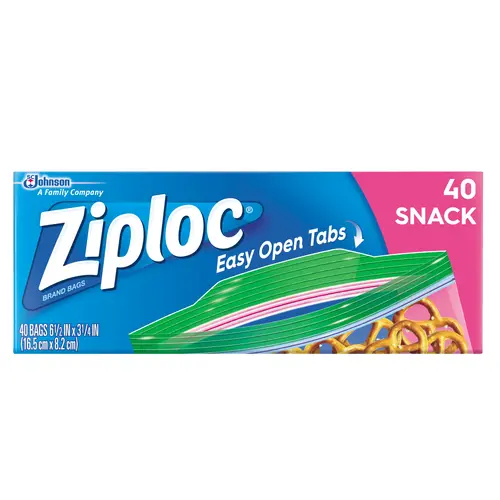 Ziploc Snack Bag, 40 Count Ziploc Snack Bag, 40 Count