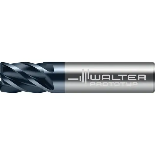 Corner Radius End Mill: 3/4" Dia, 3-1/4" LOC, 0.1900" Radius, 5 Flute, Solid Carbide nACRo Corner Radius End Mill: 3/4" Dia, 3-1/4" LOC, 0.1900" Radius, 5 Flute, Solid Carbide nACRo