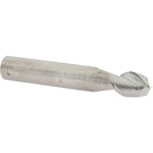 Square End Mill: 1/2" Dia, 5/8" LOC, 2 Flute, Solid Carbide Bright/Uncoated Square End Mill: 1/2" Dia, 5/8" LOC, 2 Flute, Solid Carbide Bright/Uncoated