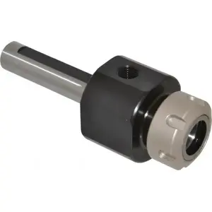 ETM 4501937 Collet Chuck: 0.039 to 0.63" Capacity, ER Collet, Straight Shank