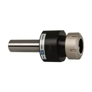 ETM 4501941 Collet Chuck: 0.079 to 0.787" Capacity, ER Collet, 1" Shank Dia, Straight Shank