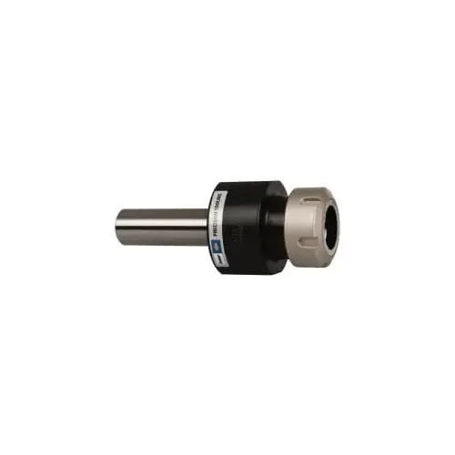 Collet Chuck: 0.079 to 0.787" Capacity, ER Collet, 1" Shank Dia, Straight Shank